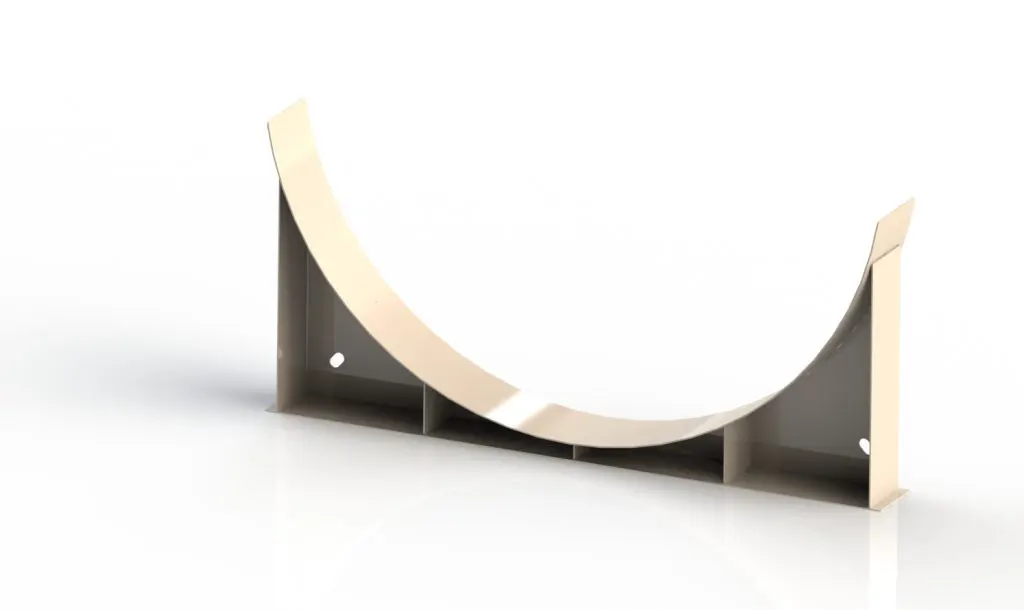 Berceau étroit à souder normalisé